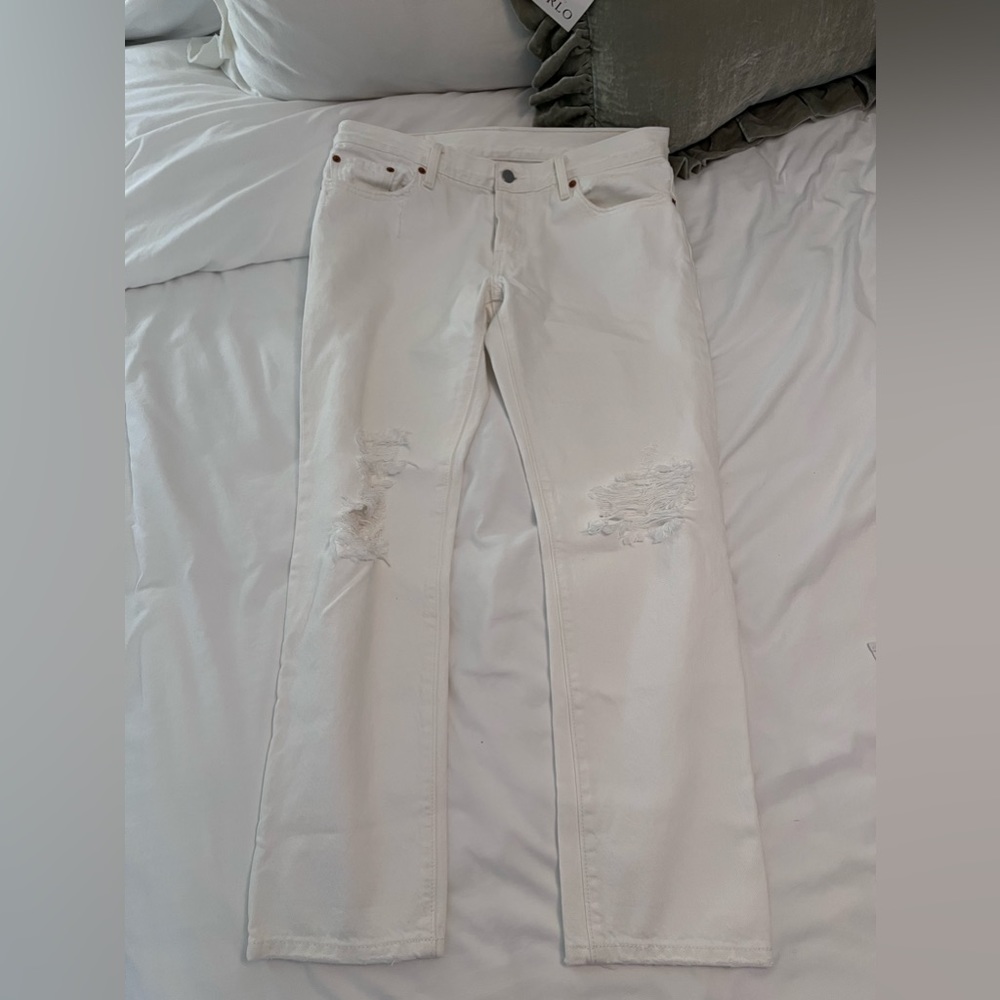 Levi’s 501 White Jeans 28W x 32L